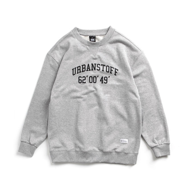 [URBAN STUFF] USF SLOGAN SWEATSHIRTS 4C (GREY)