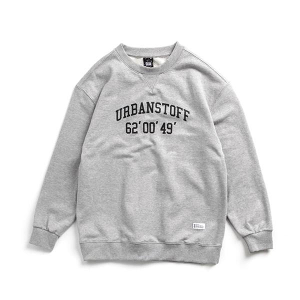 [URBAN STUFF] USF SLOGAN SWEATSHIRTS 4C (GREY)