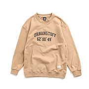 [URBAN STUFF] USF SLOGAN SWEATSHIRTS 4C (BEIGE)