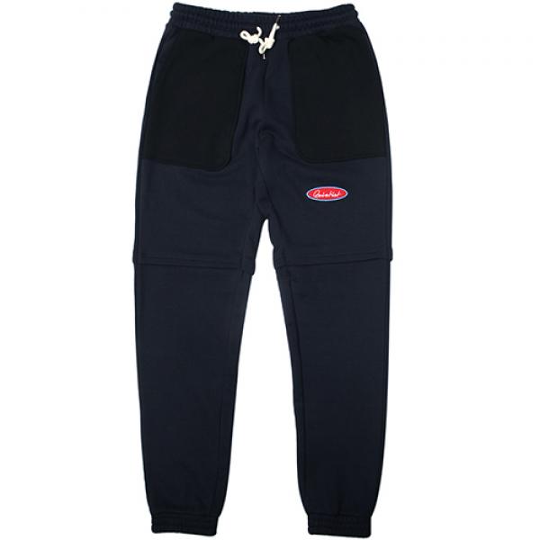 16 LAYERED JERSEY SWEAT PANTS-NAVY