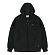 16 HOODED THERMAL JACKET-BLACK