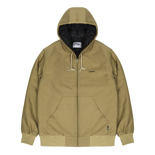 16 HOODED THERMAL JACKET-BEIGE