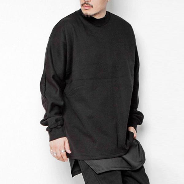 Wide Fit Crewneck Black