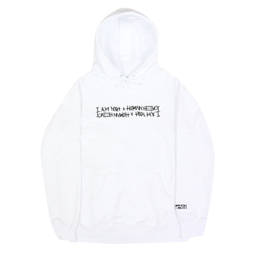 BASIC LOGO 2 HOODIE - WHITE
