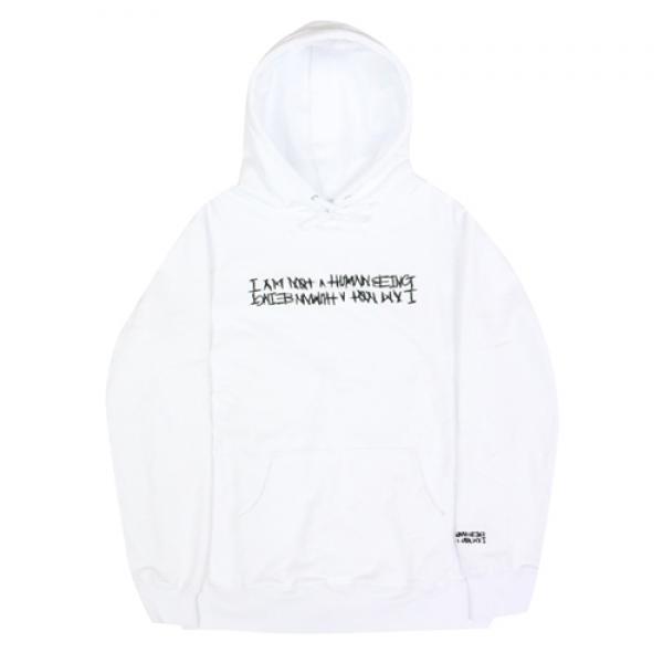 BASIC LOGO 2 HOODIE - WHITE