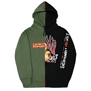 TRANSPARENT HOODIE - KHAKI/BLACK