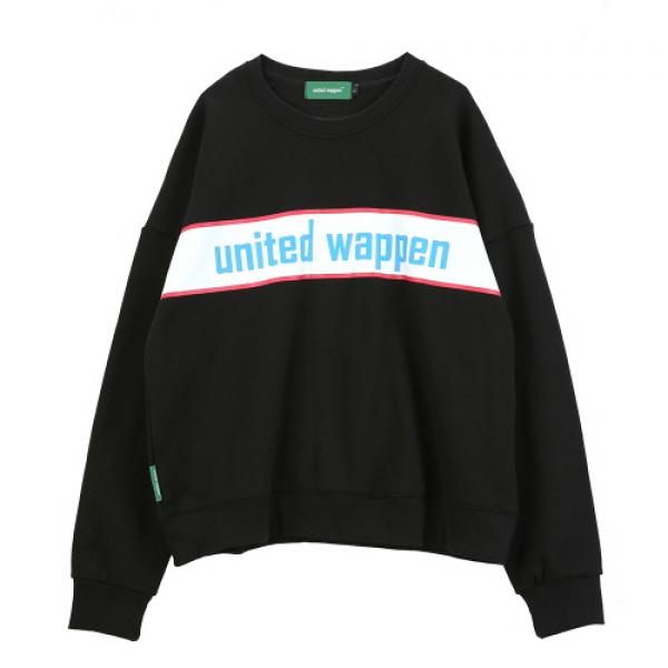 [Ƽ] UNITEDWAPPEN BASIC OVERSIZE SWEATSHIRTS (BLACK)