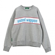 [Ƽ] UNITEDWAPPEN BASIC OVERSIZE SWEATSHIRTS (GREY)