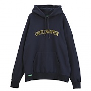 [Ƽ] UNITEDWAPPEN EMB OVERSIZE HOODY (NAVY)