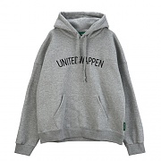 [Ƽ] UNITEDWAPPEN EMB OVERSIZE HOODY (GREY)