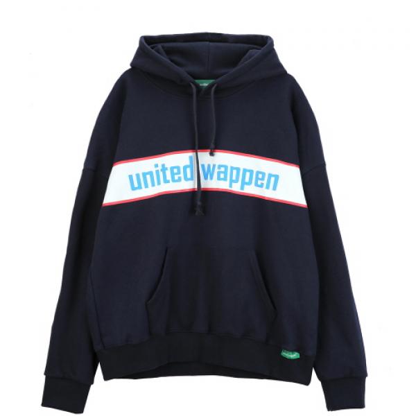 [Ƽ] UNITEDWAPPEN BASIC OVERSIZE HOODY (BLUE)