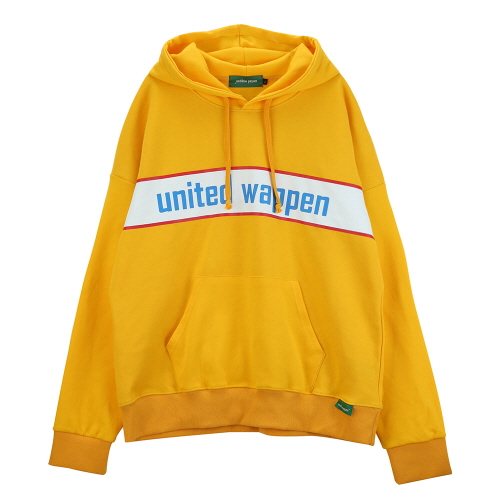 [Ƽ] UNITEDWAPPEN BASIC OVERSIZE HOODY (YELLOW)