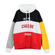 [Ƽ] UNITEDWAPPEN CHEESE OVERSIZE HOODY (BLUE)