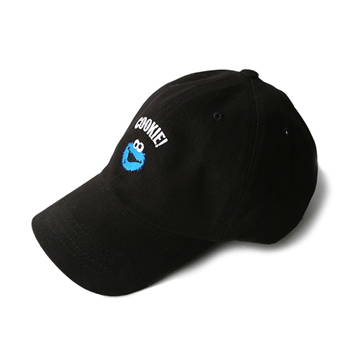 [ROMANTIC CROWN] COOKIE MONSTER BALLCAP_BLACK