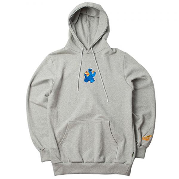 [ROMANTIC CROWN] COOKIE MONSTER HOODIE_GREY