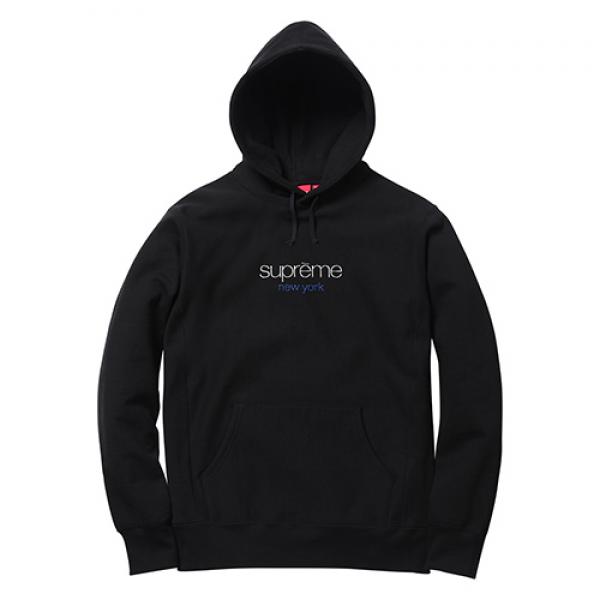 Chrome Classic Logo Hooded Sweatshirt - Black