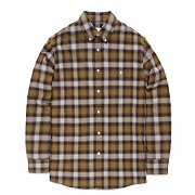 OMBRE CHECK SHIRTS FA [YELLOW](FAVS03)