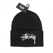 STOCK CUFF BEANIE-BLACK