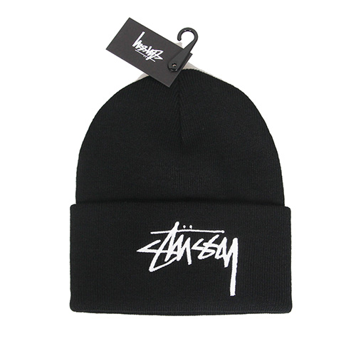 STOCK CUFF BEANIE-BLACK