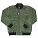 FLIGHT SATIN BOMBER JACKET-OLIVE