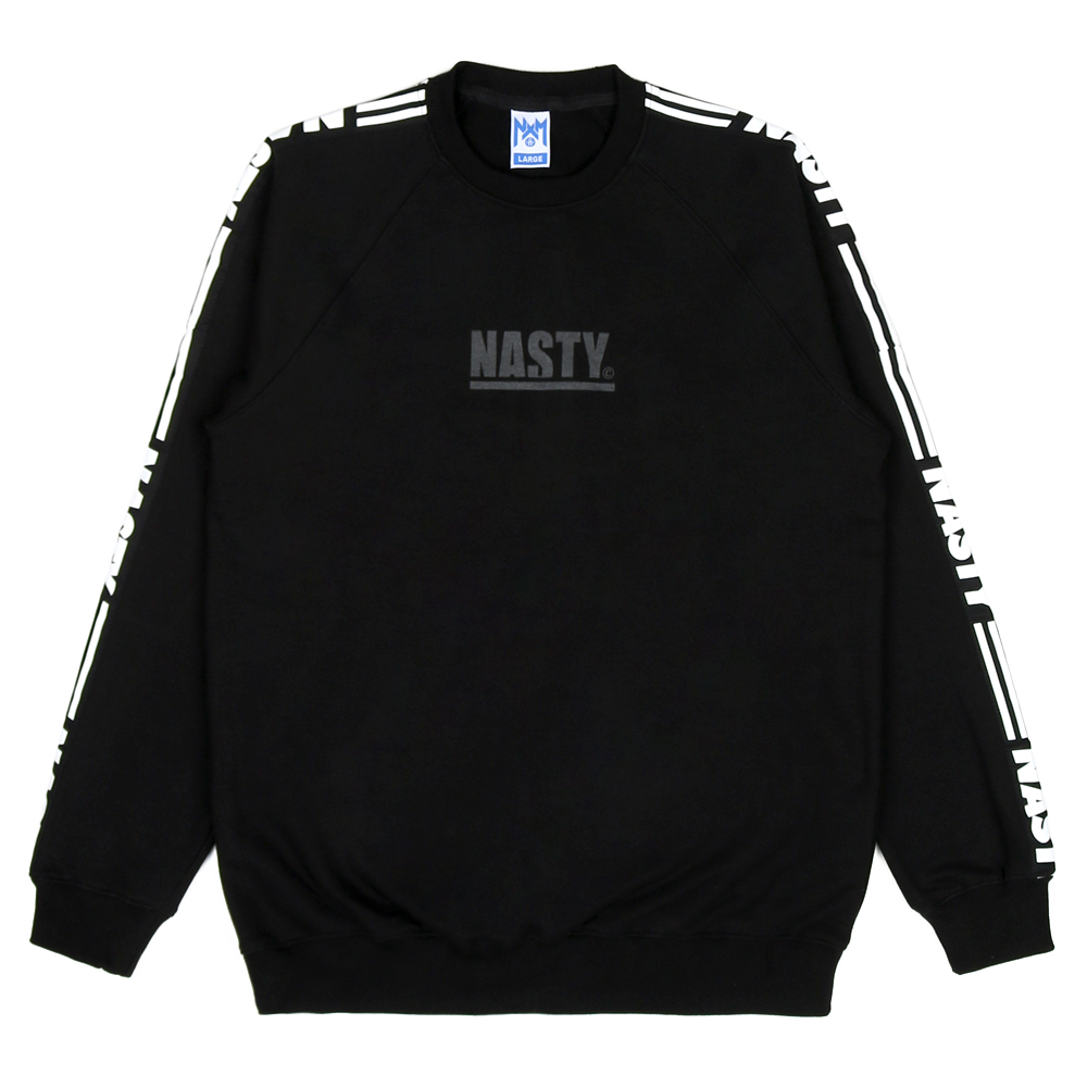 [NYPM] NASTY LINE SWEATSHIRT (BLK)