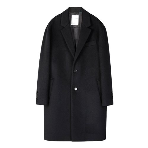 UNISEX JOSEPH OVERSIZED COAT awa060 - BLACK