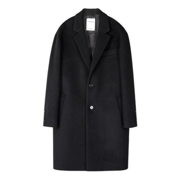 UNISEX JOSEPH OVERSIZED COAT awa060 - BLACK