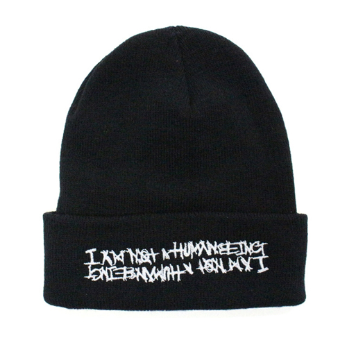BASIC LOGO BEANIE - BLACK