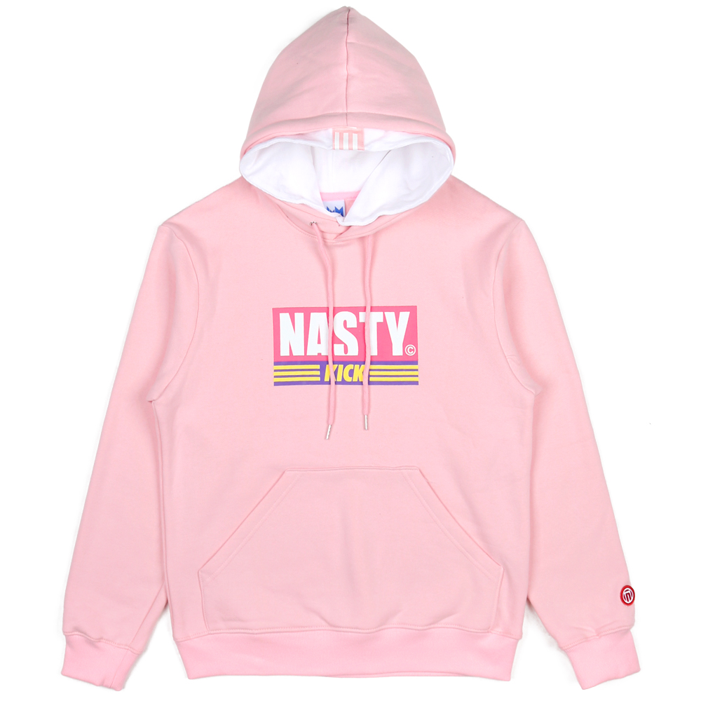 [NYPM] NASTY KICK DOUBLE HOODY (PINK)