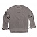 OVR16T1006-TOME.1 VELCRO PIGMENT GRAY SWEATSHIRTS