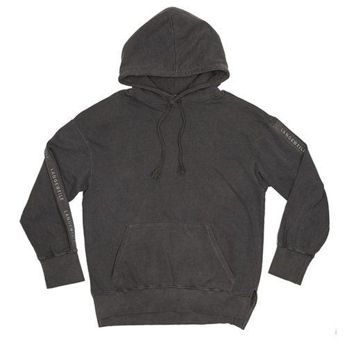 OVR16T3007-TOME.3 TAPE PIGMENT GRAY HOODIE