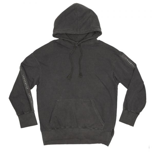 OVR16T3007-TOME.3 TAPE PIGMENT GRAY HOODIE