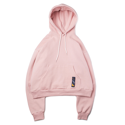 [ROMANTIC CROWN] STANDARD DROP SHOULDER WIDE HOODIE_PINK