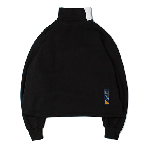 [ROMANTIC CROWN] STANDARD TURTLE SWEATSHIRT_BLACK