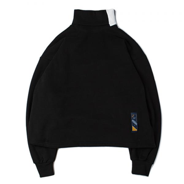 [ROMANTIC CROWN] STANDARD TURTLE SWEATSHIRT_BLACK