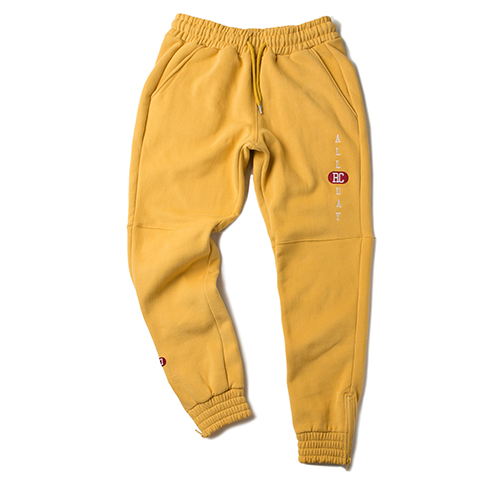 [ROMANTIC CROWN] RC SWEAT PANTS_MUSTARD