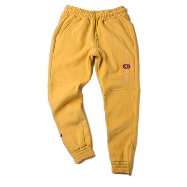 [ROMANTIC CROWN] RC SWEAT PANTS_MUSTARD