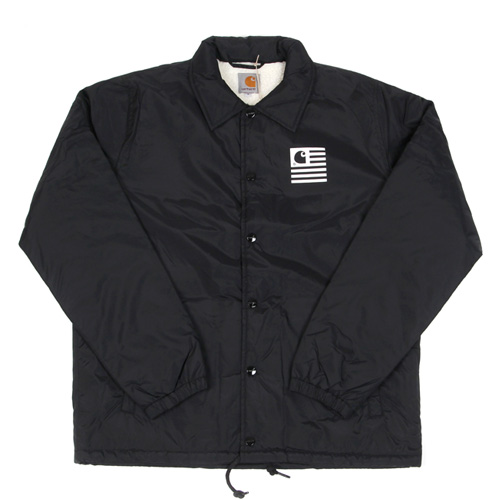 (I021523) STATE PILE COACH JACKET-BLACK