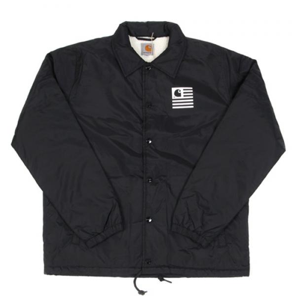 (I021523) STATE PILE COACH JACKET-BLACK