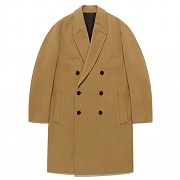 OVERSIZE DOUBLE CHESTERFIELD COAT FA [BEIGE](FAVJ08)