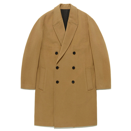 OVERSIZE DOUBLE CHESTERFIELD COAT FA [BEIGE](FAVJ08)