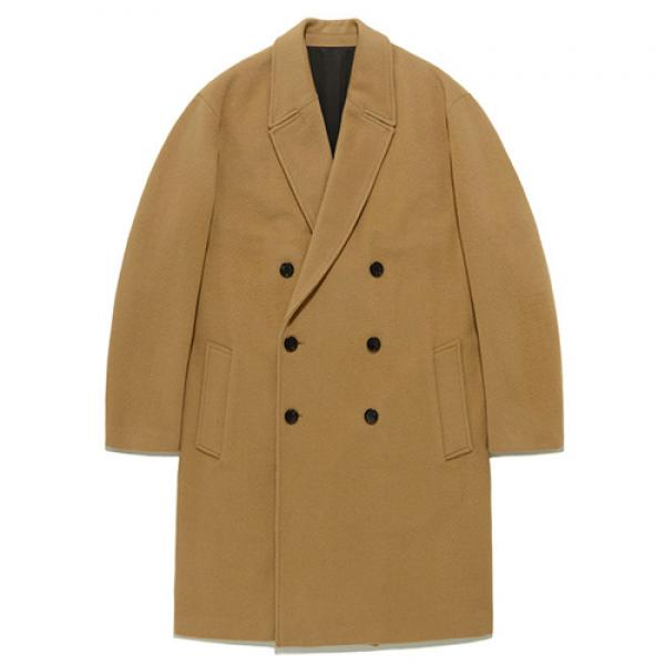 OVERSIZE DOUBLE CHESTERFIELD COAT FA [BEIGE](FAVJ08)