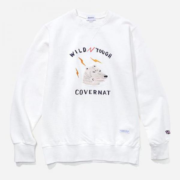FW WILD TOUGH CREWNECK-WHITE