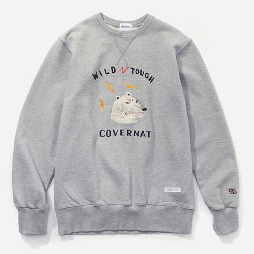 FW WILD TOUGH CREWNECK-GREY