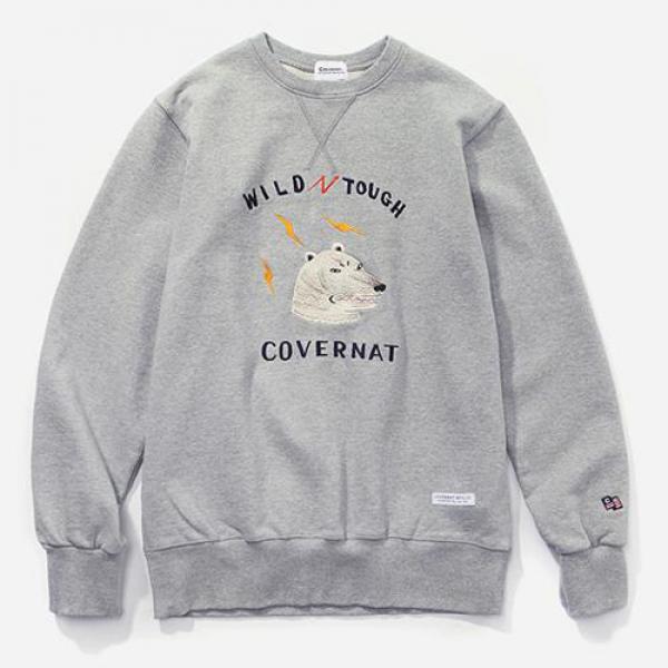FW WILD TOUGH CREWNECK-GREY