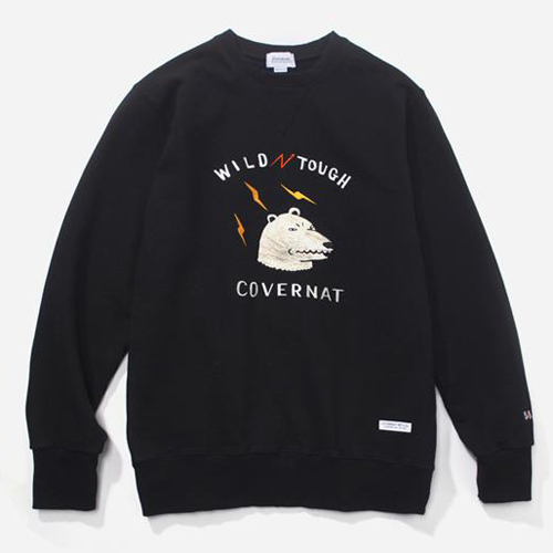 FW WILD TOUGH CREWNECK-BLACK