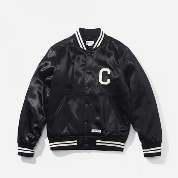 SATIN B.B JACKET-BLACK