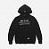 FW SPORTY HOODIE-BLACK