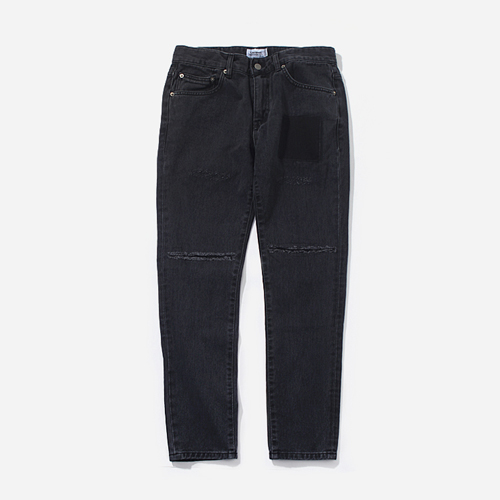 FW BLACK DENIM PANTS - SLIM FIT-BLACK
