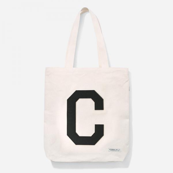 FW C LOGO ECO BAG-IVORY